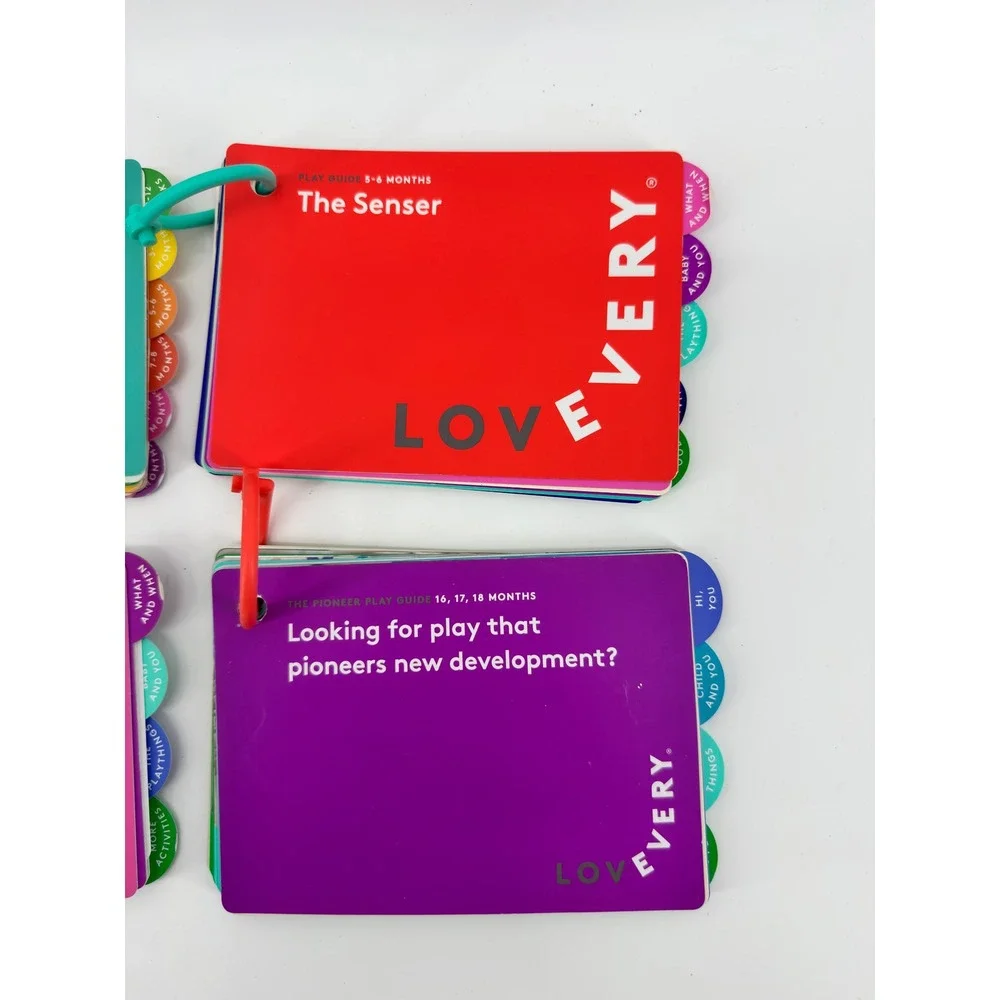 Lovevery Play Guides Bundle The Senser Explorer Pioneer 5-18 Months Set of 4